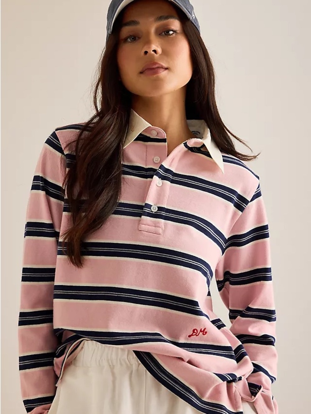 NWOT Damson Madder Cassia Shrunken Rugby Shirt